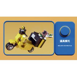 QIZHILE E01006 01006 non  BẮT TÔM bộ đồ chơi xếp lắp ráp ghép mô hình