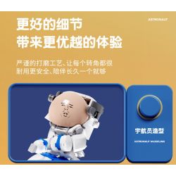 QIZHILE E01004 01004 non  PHI HÀNH GIA NẰM XUỐNG bộ đồ chơi xếp lắp ráp ghép mô hình