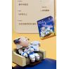 QIZHILE E01004 01004 non  PHI HÀNH GIA NẰM XUỐNG bộ đồ chơi xếp lắp ráp ghép mô hình