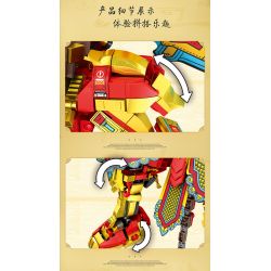 JUHANG TECHNOLOGY 669 non  SỰ TRỞ LẠI CỦA NHÀ HIỀN TRIẾT VĨ ĐẠI bộ đồ chơi xếp lắp ráp ghép mô hình 1288 khối