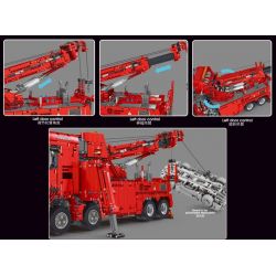 TA GAOLE T4017 4017 non  XE CỨU HỎA bộ đồ chơi xếp lắp ráp ghép mô hình  FIRE ENGINE Kỹ Thuật Công Nghệ Cao Mô Hình Phương Tiện 4960 khối