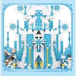 MOYU BLOCK MY92035 92035 non  LÂU ĐÀI BĂNG bộ đồ chơi xếp lắp ráp ghép mô hình Girl ICE CASTLE Con Gái 3386 khối