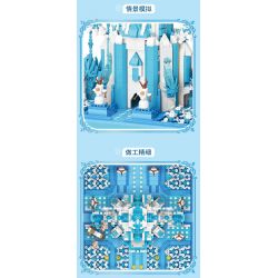 MOYU BLOCK MY92035 92035 non  LÂU ĐÀI BĂNG bộ đồ chơi xếp lắp ráp ghép mô hình Girl ICE CASTLE Con Gái 3386 khối