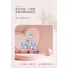 MOYU BLOCK MY92031 92031 non  LÂU ĐÀI MÀU HỒNG bộ đồ chơi xếp lắp ráp ghép mô hình Girl PINK CASTLE Con Gái 2988 khối