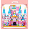 MOYU BLOCK MY92031 92031 non  LÂU ĐÀI MÀU HỒNG bộ đồ chơi xếp lắp ráp ghép mô hình Girl PINK CASTLE Con Gái 2988 khối