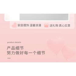 MOYU BLOCK MY92002 92002 non  LÂU ĐÀI CẦU VỒNG bộ đồ chơi xếp lắp ráp ghép mô hình Girl RAINBOW CASTLE Con Gái 6230 khối