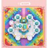 MOYU BLOCK MY92002 92002 non  LÂU ĐÀI CẦU VỒNG bộ đồ chơi xếp lắp ráp ghép mô hình Girl RAINBOW CASTLE Con Gái 6230 khối