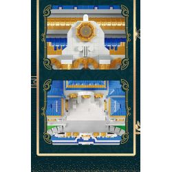 MOYU BLOCK MY92010 92010 non  ĐỀN YUANMINGYUAN YUANYING bộ đồ chơi xếp lắp ráp ghép mô hình Creator OLD SUMMER PALACE Sáng Tạo 5372 khối