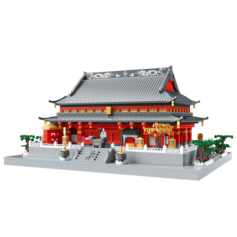 MOYU BLOCK MY92019 92019 non Lego ĐỀN THỜ KHỔNG TỬ NAM KINH DACHENG HALL bộ đồ chơi xếp lắp ráp ghép mô hình Creator Sáng Tạo 4061 khối