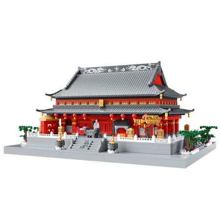 MOYU BLOCK MY92019 92019 non  ĐỀN THỜ KHỔNG TỬ NAM KINH DACHENG HALL bộ đồ chơi xếp lắp ráp ghép mô hình Creator Sáng Tạo 4061 khối