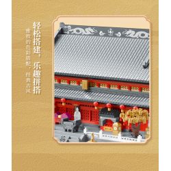 MOYU BLOCK MY92019 92019 non  ĐỀN THỜ KHỔNG TỬ NAM KINH DACHENG HALL bộ đồ chơi xếp lắp ráp ghép mô hình Creator Sáng Tạo 4061 khối