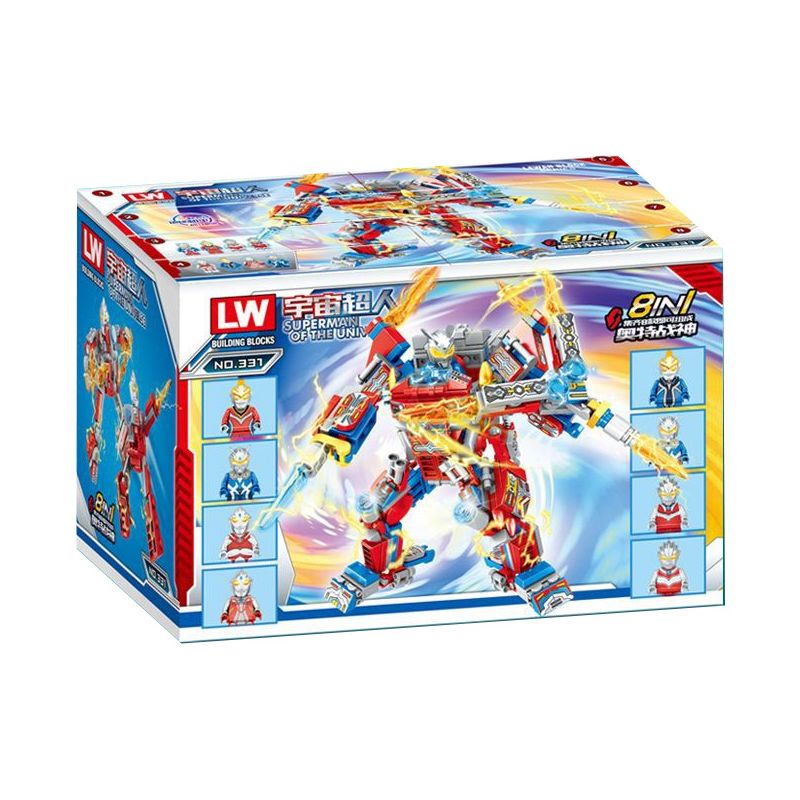 LW 331 non Lego ULTRA GOD OF WAR 8 PHONG CÁCH bộ đồ chơi xếp lắp ráp ghép mô hình Movie & Game SUPERMAN OF THE UNIVERSE Phim Và Trò Chơi