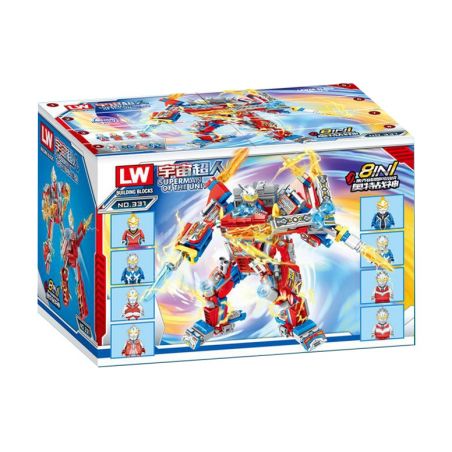 LW 331 non  ULTRA GOD OF WAR 8 PHONG CÁCH bộ đồ chơi xếp lắp ráp ghép mô hình Movie & Game SUPERMAN OF THE UNIVERSE Phim Và Trò Chơi