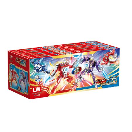 LW 330 non  SIÊU NHÂN VŨ TRỤ 4 PHONG CÁCH bộ đồ chơi xếp lắp ráp ghép mô hình Movie & Game UNIVERSE SUPERMAN Phim Và Trò Chơi 457 khối
