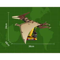BEAUTY AND 13006 non  THẰN LẰN BAY bộ đồ chơi xếp lắp ráp ghép mô hình Jurassic World PTEROSAURIA Thế Giới Khủng Long 769 khối