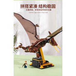 BEAUTY AND 13006 non  THẰN LẰN BAY bộ đồ chơi xếp lắp ráp ghép mô hình Jurassic World PTEROSAURIA Thế Giới Khủng Long 769 khối