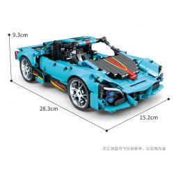 GBL KY1048 1048 non  SIÊU XE S9 bộ đồ chơi xếp lắp ráp ghép mô hình  PROJECT MACHINE Kỹ Thuật Công Nghệ Cao Mô Hình Phương Tiện 485 khối