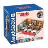 KEEPPLEY K20710 20710 non  QUÁN CÀ PHÊ POIROT bộ đồ chơi xếp lắp ráp ghép mô hình