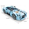 GBL KY1045 1045 non  SIÊU XE BLUE DEVILS GT bộ đồ chơi xếp lắp ráp ghép mô hình  PROJECT MACHINE Kỹ Thuật Công Nghệ Cao Mô Hình Phương Tiện 611 khối