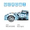 GBL KY1045 1045 non  SIÊU XE BLUE DEVILS GT bộ đồ chơi xếp lắp ráp ghép mô hình  PROJECT MACHINE Kỹ Thuật Công Nghệ Cao Mô Hình Phương Tiện 611 khối
