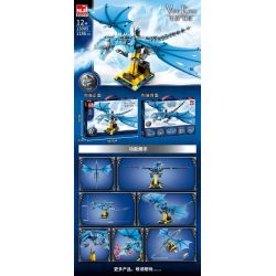 BEAUTY AND 13005 non  RỒNG VISERION bộ đồ chơi xếp lắp ráp ghép mô hình Creator VISE RION Sáng Tạo 1186 khối