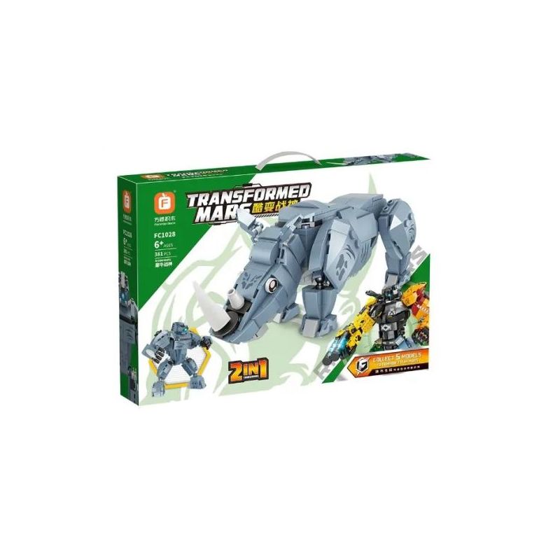 FORANGE FC1028 1028 non  THẦN CHIẾN TRANH TÊ GIÁC bộ đồ chơi xếp lắp ráp ghép mô hình Creator TRANSFORMED MARS Sáng Tạo 381 khối