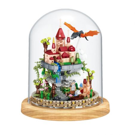 ZHEGAO 01012 non  LÂU ĐÀI TRÊN MÂY bộ đồ chơi xếp lắp ráp ghép mô hình Creator CLOUD CASTLE Sáng Tạo 746 khối