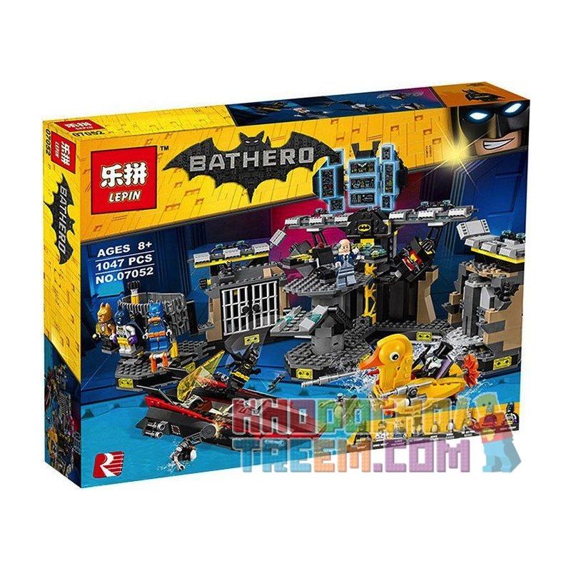 NOT Lego BATCAVE BREAK-IN 70909 Bela Lari 10636 LEPIN 07052 SHENG YUAN/SY SY879 xếp lắp ráp ghép mô hình ĐỘT NHẬP HANG DƠI The Lego Batman Movie Người Dơi Bảo Vệ Gotham 1047 khối