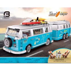 BRICK ELEMENT 19009 non  CẮM TRẠI DU LỊCH bộ đồ chơi xếp lắp ráp ghép mô hình Creator TRAVEL CAMPER Sáng Tạo 2775 khối