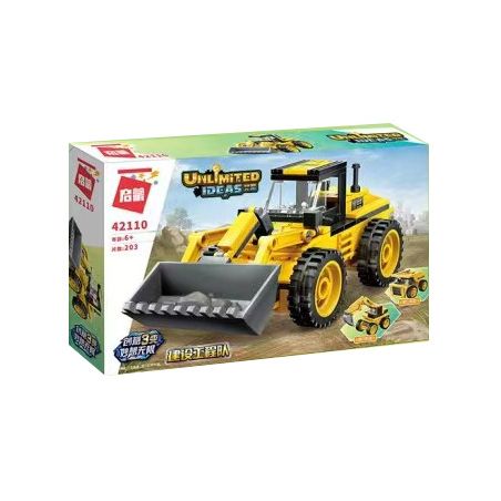 Enlighten 42110 Qman 42110 non  ĐỘI KỸ THUẬT THI CÔNG bộ đồ chơi xếp lắp ráp ghép mô hình Ideas UNLIMITED IDEAS Ý Tưởng 203 khối