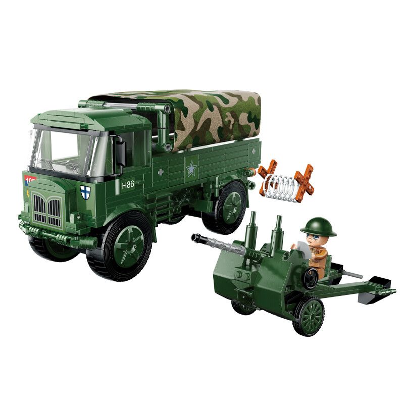 Enlighten 21024 Qman 21024 non Lego RAIDERS CỦA CUỘC SƠ TÁN DUNKIRK bộ đồ chơi xếp lắp ráp ghép mô hình Military Army WORLD WAR II Quân Sự Bộ Đội