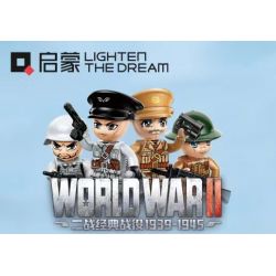 Enlighten 21022 Qman 21022 non  TÀU LƯỢN TẤN CÔNG HẠNG NHẸ DFS-230 bộ đồ chơi xếp lắp ráp ghép mô hình Military Army WORLD WAR II Quân Sự Bộ Đội 234 khối