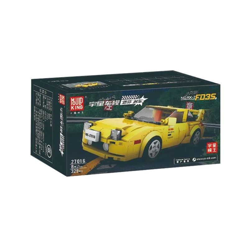 MouldKing 27016 Mould King 27016 non  MAZDA RX-7 FD35 bộ đồ chơi xếp lắp ráp ghép mô hình  Kỹ Thuật Công Nghệ Cao Mô Hình Phương Tiện 329 khối