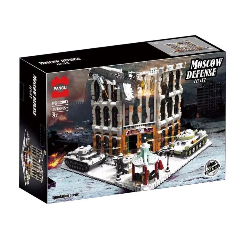 HAPPY BUILD SHINEYU XINYU YC-12007 12007 YC12007 PG-12007 PG12007 non  BẢO VỆ MATXCƠVA bộ đồ chơi xếp lắp ráp ghép mô hình Military Army MOSCOW DEFENSE WAR Quân Sự Bộ Đội 3718 khối