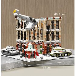 HAPPY BUILD SHINEYU XINYU YC-12007 12007 YC12007 PG-12007 PG12007 non  BẢO VỆ MATXCƠVA bộ đồ chơi xếp lắp ráp ghép mô hình Military Army MOSCOW DEFENSE WAR Quân Sự Bộ Đội 3718 khối