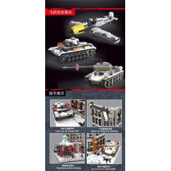 HAPPY BUILD SHINEYU XINYU YC-12007 12007 YC12007 PG-12007 PG12007 non  BẢO VỆ MATXCƠVA bộ đồ chơi xếp lắp ráp ghép mô hình Military Army MOSCOW DEFENSE WAR Quân Sự Bộ Đội 3718 khối