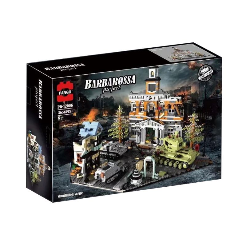 PANGU PG-12006 12006 PG12006 non  KẾ HOẠCH BARBAROSSA bộ đồ chơi xếp lắp ráp ghép mô hình Military Army BARBAROSSA PROJECT Quân Sự Bộ Đội 3656 khối