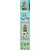 ZHEGAO 01019 non  HOA MẪU ĐƠN bộ đồ chơi xếp lắp ráp ghép mô hình 575 khối