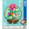 ZHEGAO 01019 non  HOA MẪU ĐƠN bộ đồ chơi xếp lắp ráp ghép mô hình 575 khối