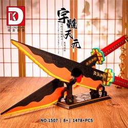 DK 1507 WE GAME COMING 66013 non  CỘT ÂM THANH YUSUI TIANYUAN bộ đồ chơi xếp lắp ráp ghép mô hình Kimetsu No Yaiba DEMON SLAYER Thanh Gươm Diệt Quỷ 1478 khối