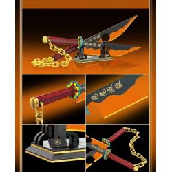 DK 1507 WE GAME COMING 66013 non  CỘT ÂM THANH YUSUI TIANYUAN bộ đồ chơi xếp lắp ráp ghép mô hình Kimetsu No Yaiba DEMON SLAYER Thanh Gươm Diệt Quỷ 1478 khối