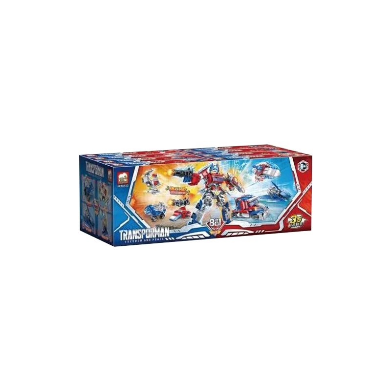 ELEPHANT JX90132 90132 non Lego SIÊU THẦN CHIẾN CƠ 8 TỔ HỢP bộ đồ chơi xếp lắp ráp ghép mô hình Movie & Game TRANSPORMAN Phim Và Trò Chơi 1849 khối