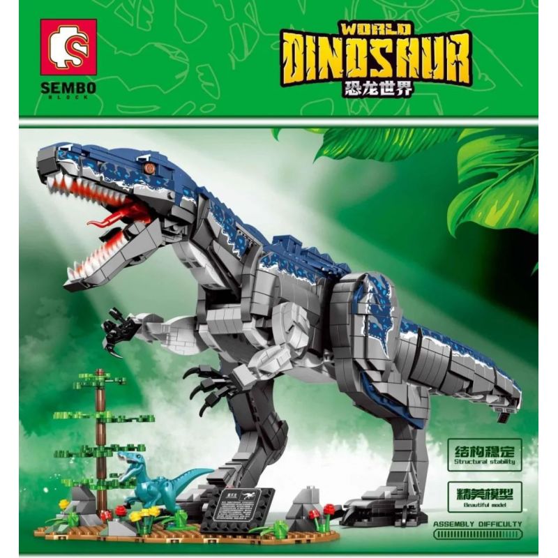 SEMBO 205025 non  THẾ GIỚI KHỦNG LONG BARYONYX bộ đồ chơi xếp lắp ráp ghép mô hình Jurassic World WORLD DINOSAUR 1678 khối