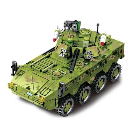 SEMBO 203115 non  XE CHIẾN ĐẤU BỘ BINH ZBL-09 bộ đồ chơi xếp lắp ráp ghép mô hình Military Army ZBL-09 INFANTRY FIGHTING VEHICLES Quân Sự Bộ Đội 455 khối