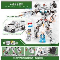 MINGDI 10061 non  SPEED ?​MECH G63-XE ĐỊA HÌNH bộ đồ chơi xếp lắp ráp ghép mô hình Racers SPEED ARMOR Đua Tốc Độ 520 khối