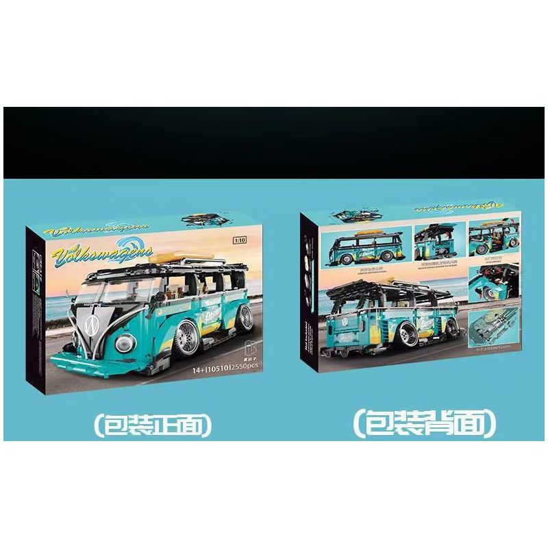 K BOX 10510 non  XE CẮM TRẠI VOLKSWAGEN 1:10 tỷ lệ 1:10 bộ đồ chơi xếp lắp ráp ghép mô hình  Kỹ Thuật Công Nghệ Cao Mô Hình Phương Tiện 2550 khối