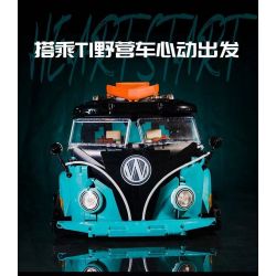 K BOX 10510 non  XE CẮM TRẠI VOLKSWAGEN 1:10 tỷ lệ 1:10 bộ đồ chơi xếp lắp ráp ghép mô hình  Kỹ Thuật Công Nghệ Cao Mô Hình Phương Tiện 2550 khối