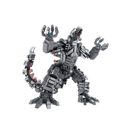 PanlosBrick 687006 Panlos Brick 687006 non  MECHAGODZILLA VỪA bộ đồ chơi xếp lắp ráp ghép mô hình MECHA GODZILLA Chúa Tể Quái Vật 1446 khối