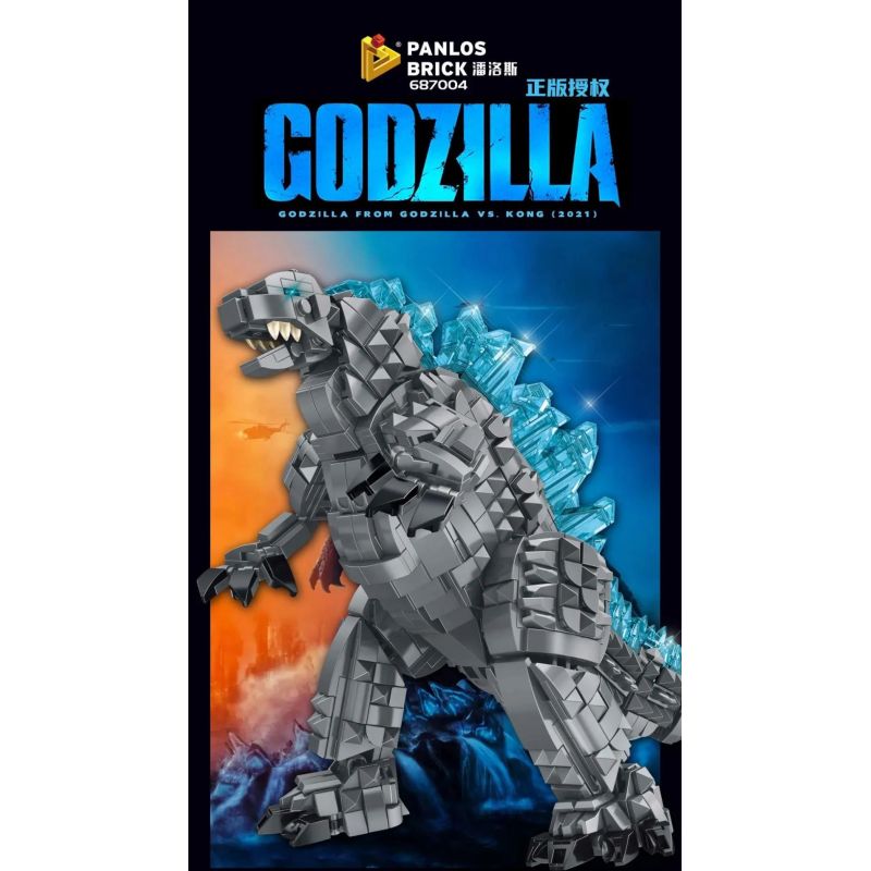 PanlosBrick 687004 Panlos Brick 687004 non  QUÁI VẬT M bộ đồ chơi xếp lắp ráp ghép mô hình Movie & Game GODZILLA Phim Và Trò Chơi 1284 khối