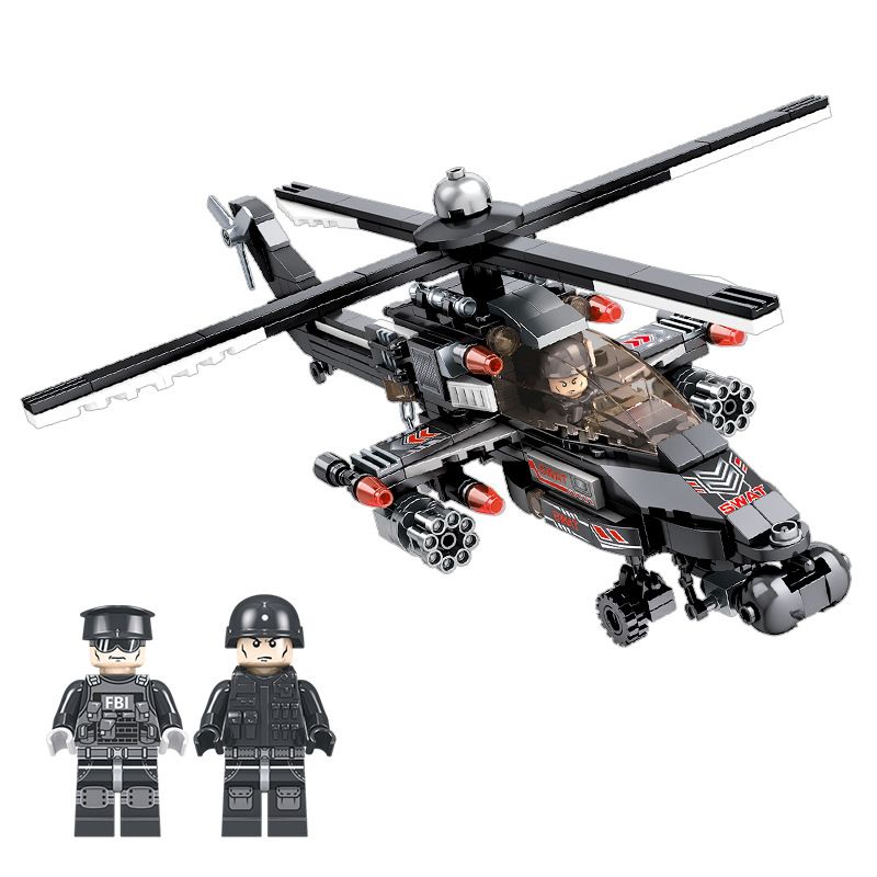 LEYI 88013 non Lego SWAT PIONEER 8 PHONG CÁCH bộ đồ chơi xếp lắp ráp ghép mô hình Military Army Quân Sự Bộ Đội 546 khối